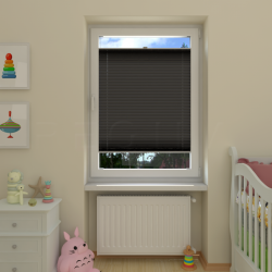 Plisuotos žaliuzės,  šviesai nepralaidūs, Pilka