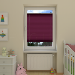 Plisuotos žaliuzės,  šviesai nepralaidūs, Violetinė
