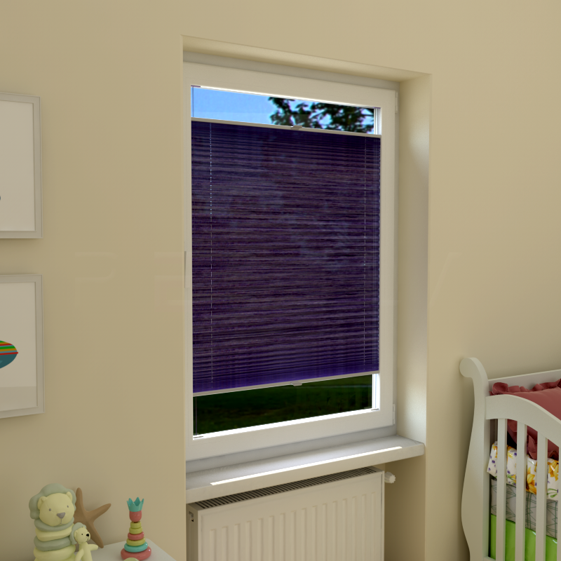 Plisuotos žaliuzės,  tekstūruotas, Violetinė