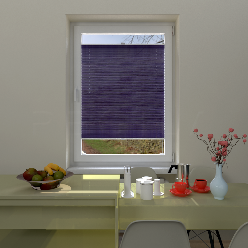 Plisuotos žaliuzės,  tekstūruotas, Violetinė
