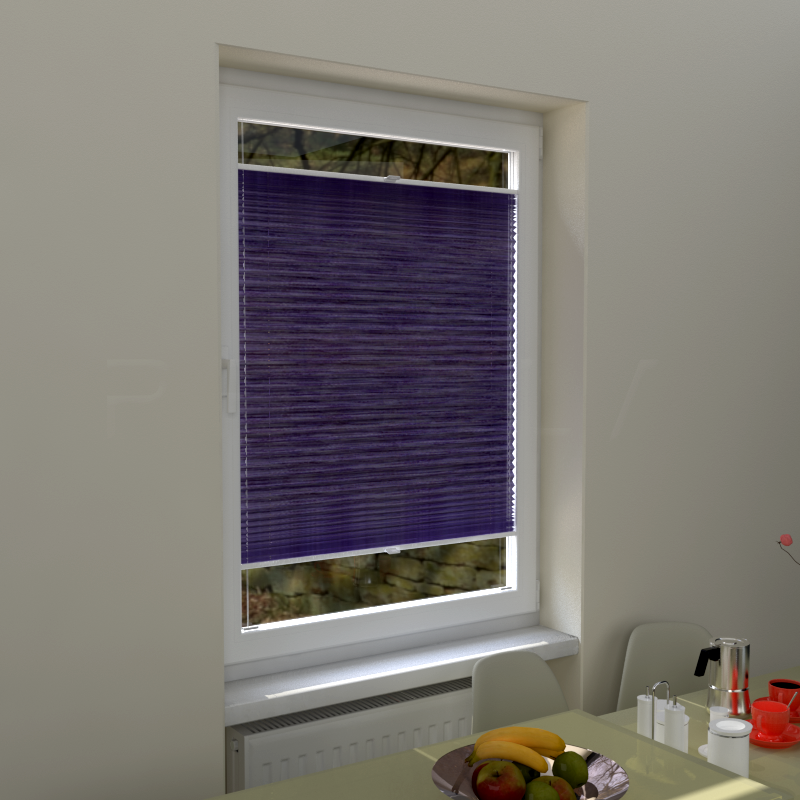 Plisuotos žaliuzės,  tekstūruotas, Violetinė