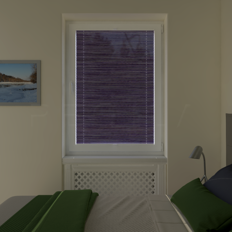 Plisuotos žaliuzės,  tekstūruotas, Violetinė