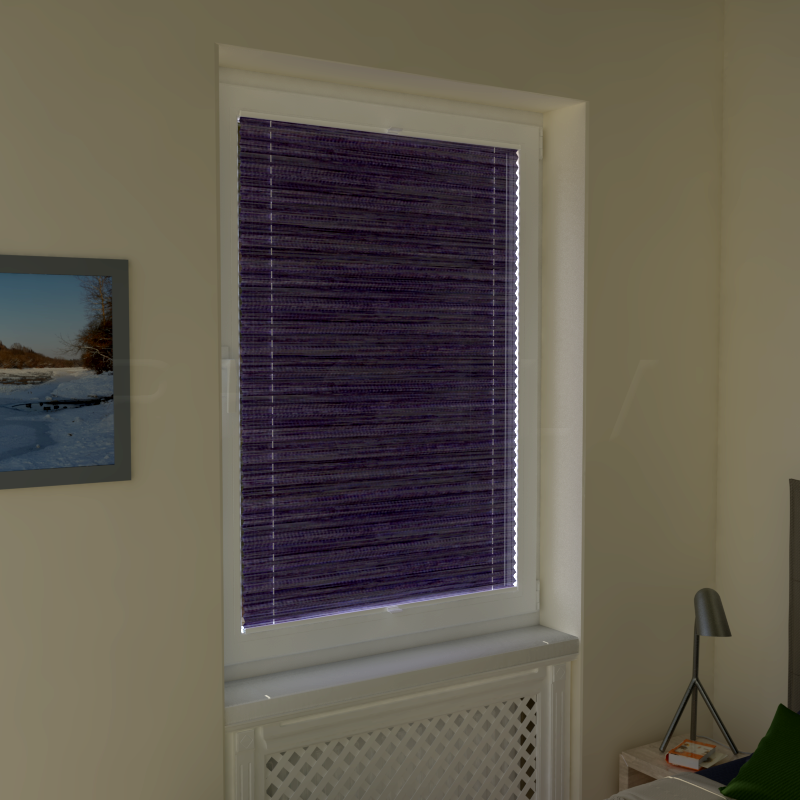 Plisuotos žaliuzės,  tekstūruotas, Violetinė