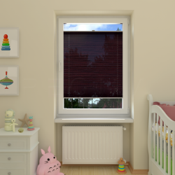 Plisuotos žaliuzės,  tekstūruotas, Juoda