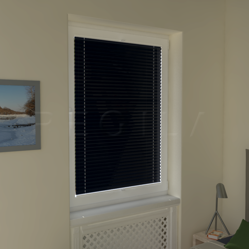 Plisuotos žaliuzės,  tekstūruotas, Mėlyna