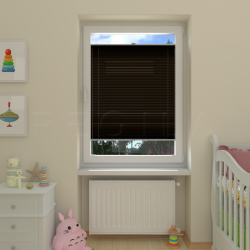 Plisuotos žaliuzės,  tekstūruotas, Ruda