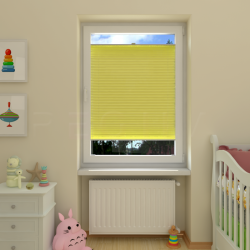 Plisuotos žaliuzės,  tekstūruotas, Geltona