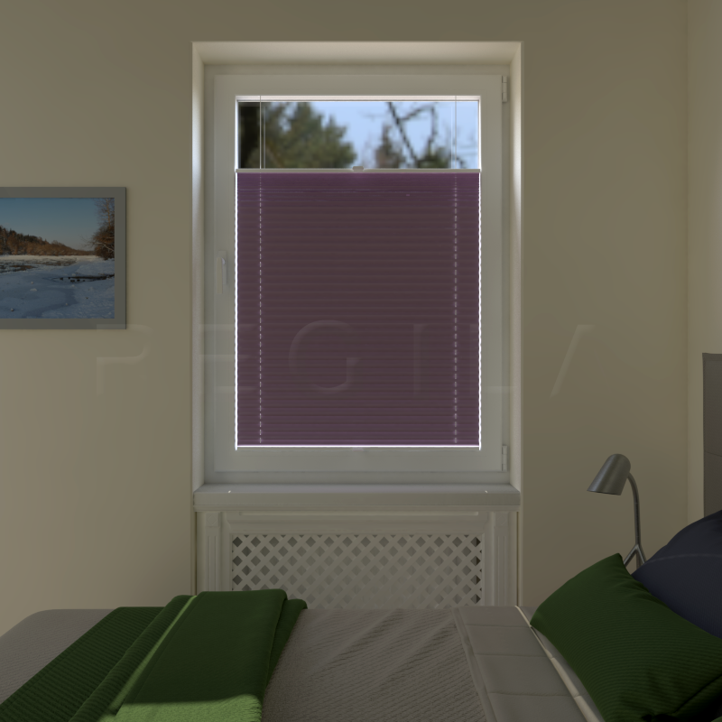 Plisuotos žaliuzės,  tekstūruotas, Rožinė