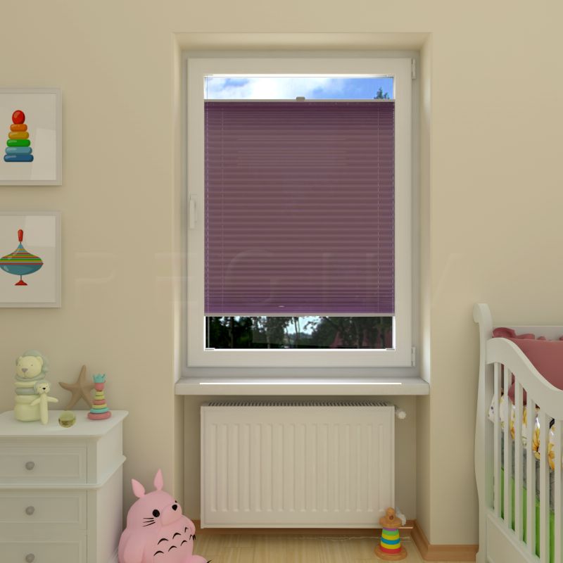 Plisuotos žaliuzės,  tekstūruotas, Rožinė