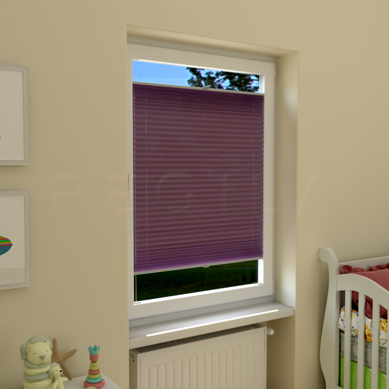 Plisuotos žaliuzės,  tekstūruotas, Rožinė