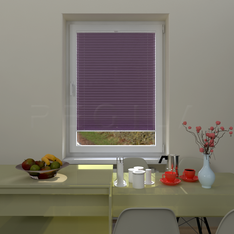 Plisuotos žaliuzės,  tekstūruotas, Rožinė