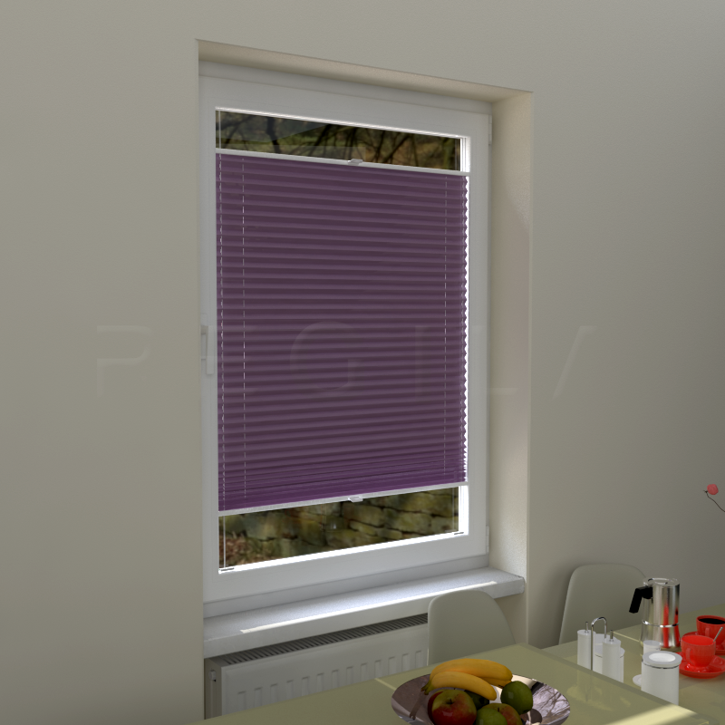 Plisuotos žaliuzės,  tekstūruotas, Rožinė