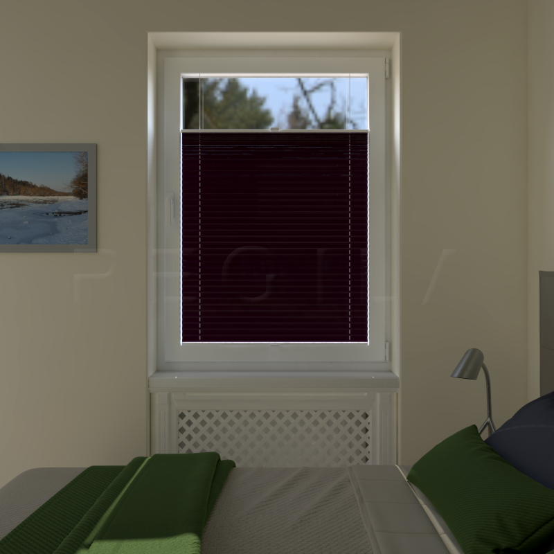 Plisuotos žaliuzės,  tekstūruotas, Violetinė