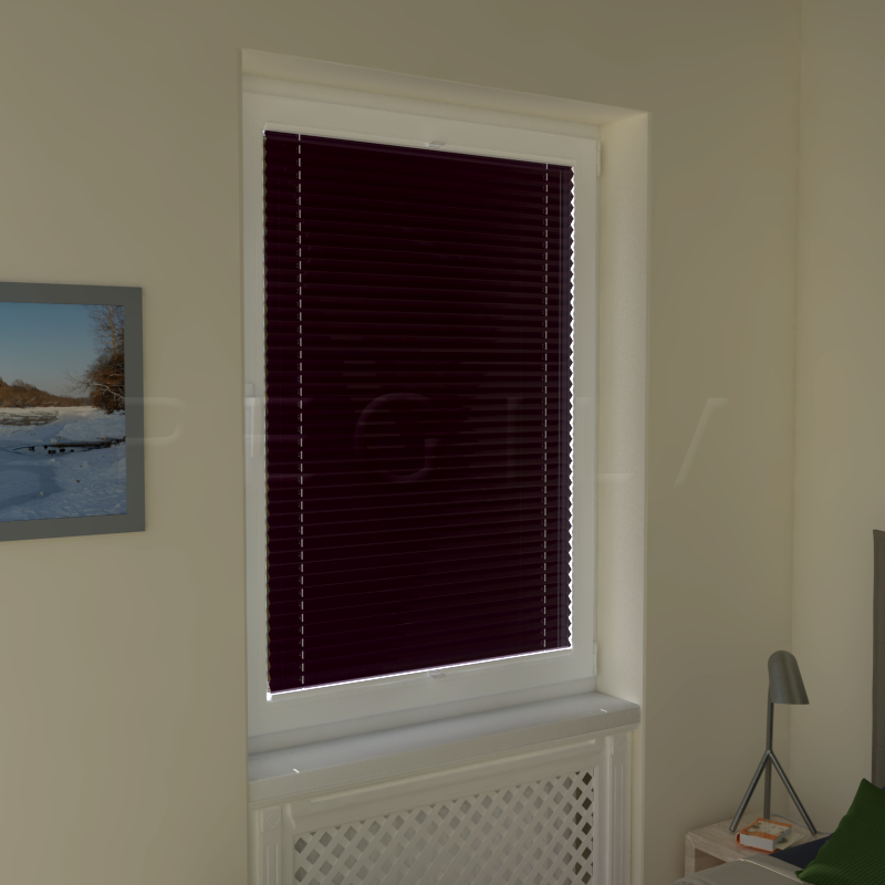 Plisuotos žaliuzės,  tekstūruotas, Violetinė