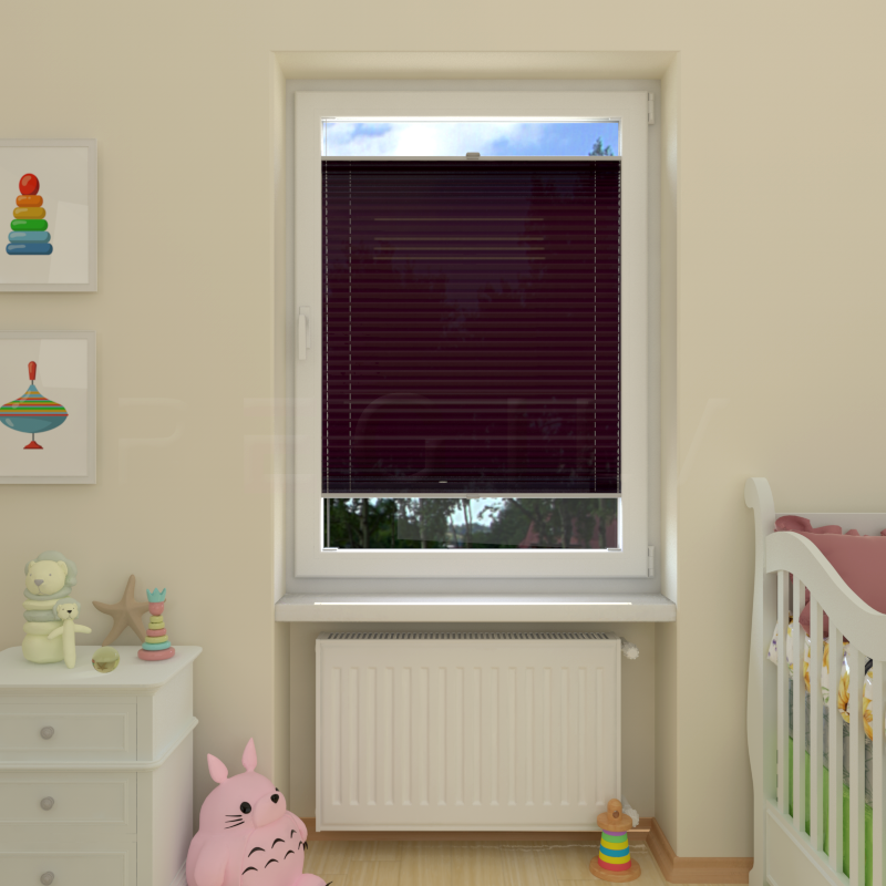 Plisuotos žaliuzės,  tekstūruotas, Violetinė