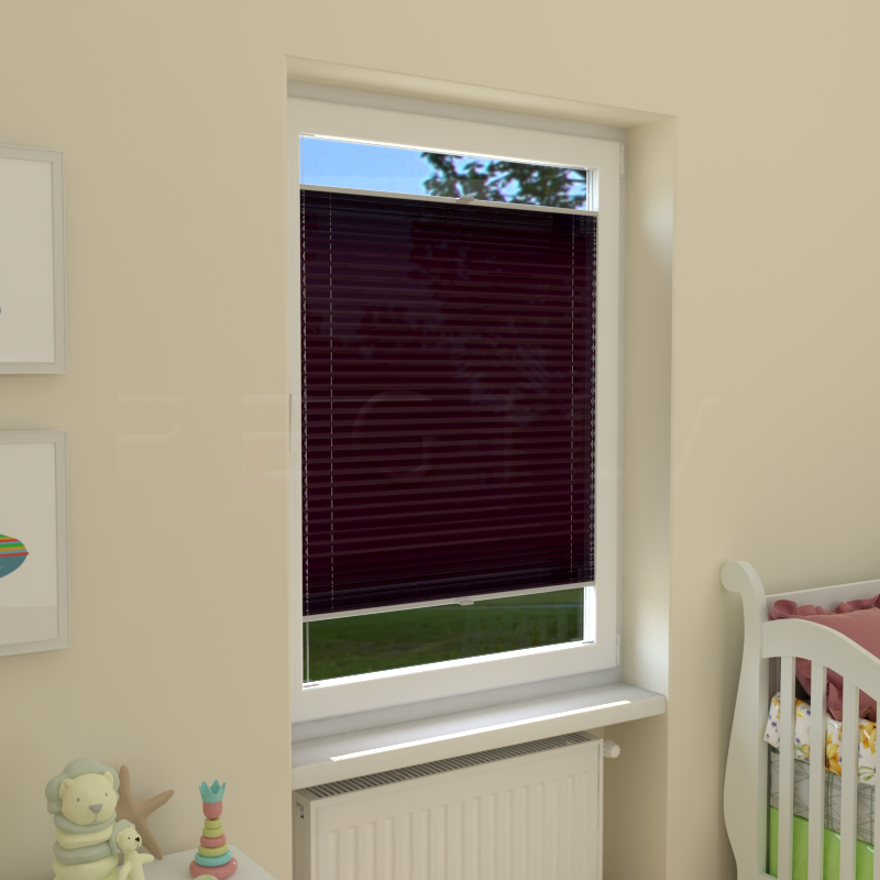 Plisuotos žaliuzės,  tekstūruotas, Violetinė