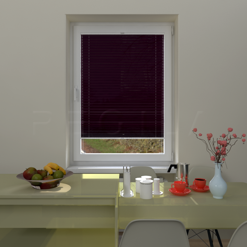 Plisuotos žaliuzės,  tekstūruotas, Violetinė