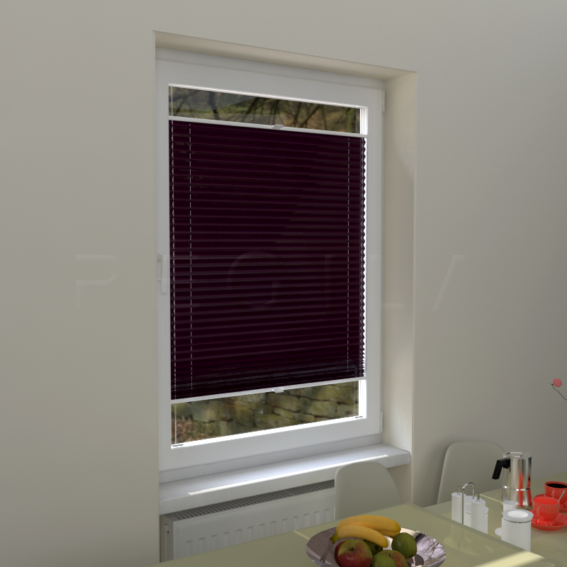 Plisuotos žaliuzės,  tekstūruotas, Violetinė