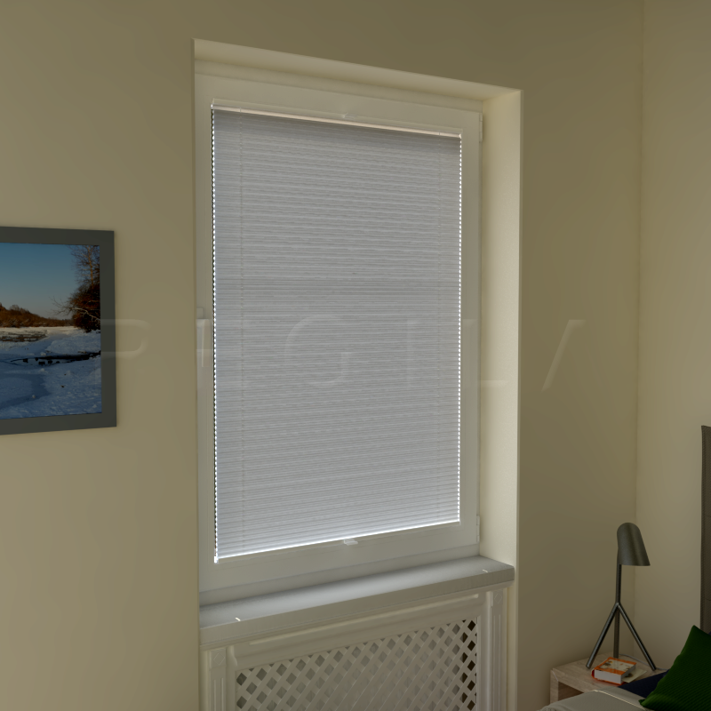 Plisuotos žaliuzės,  vienspalvis, Smėlio