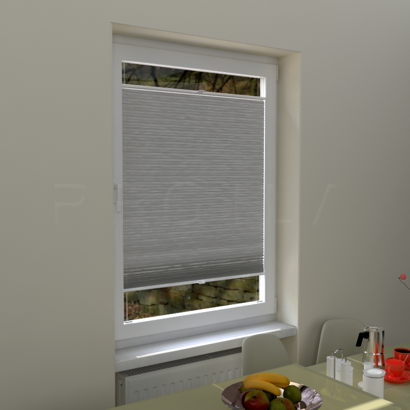 Plisuotos žaliuzės,  vienspalvis, Smėlio