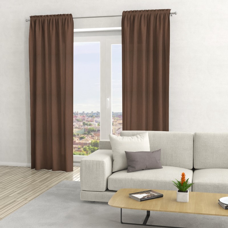 Naktinės užuolaidos, rudo atspalvio Blackout