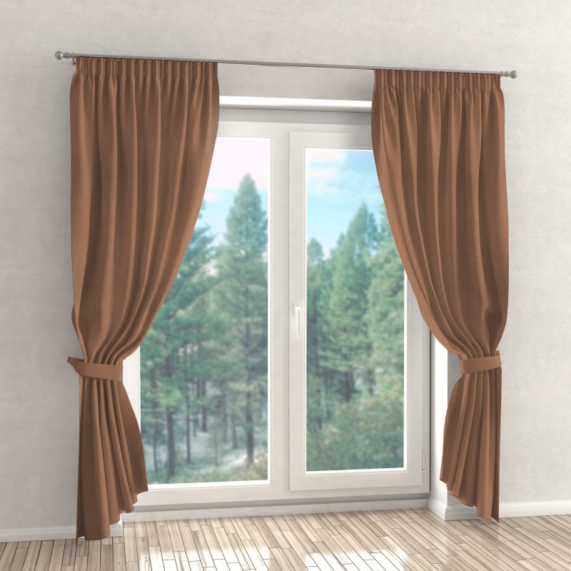 Naktinės užuolaidos, rudo atspalvio Blackout