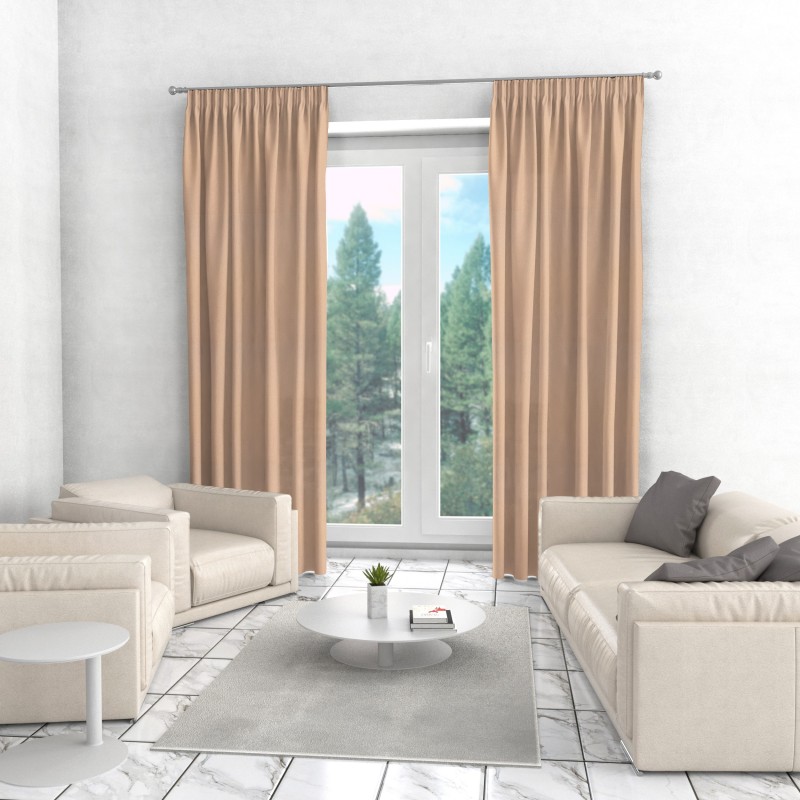 Naktinės užuolaidos, rudo atspalvio Blackout