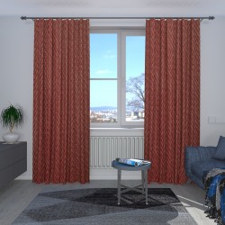 Naktinės užuolaidos, raudono atspalvio 