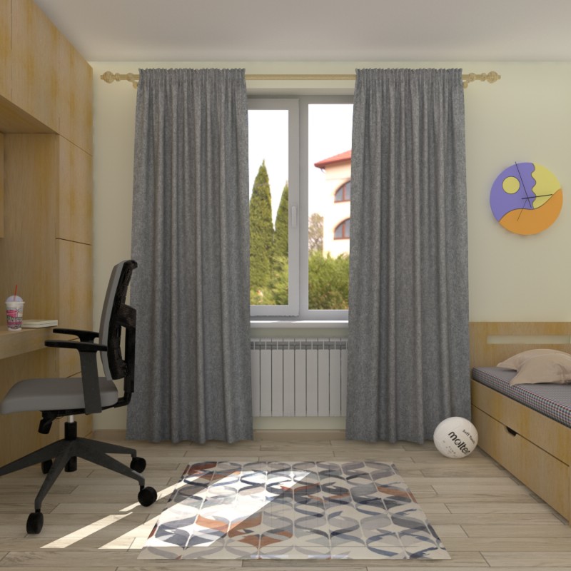 Naktinės užuolaidos,  Pilko atspalvio