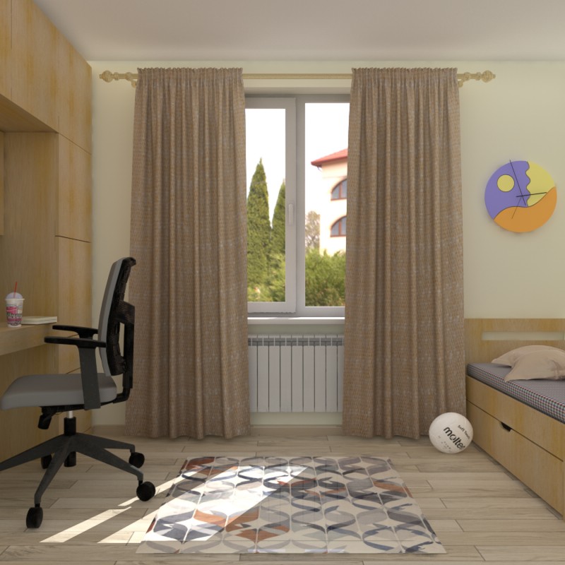 Naktinės užuolaidos,  Geltono atspalvio 