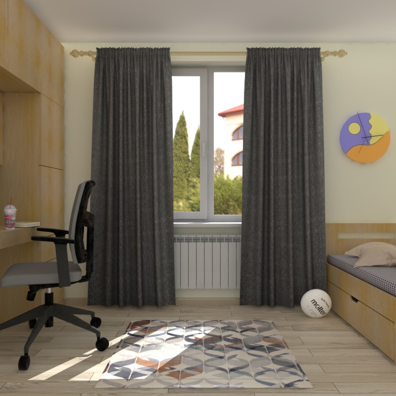 Naktinės užuolaidos,  Pilko atspalvio