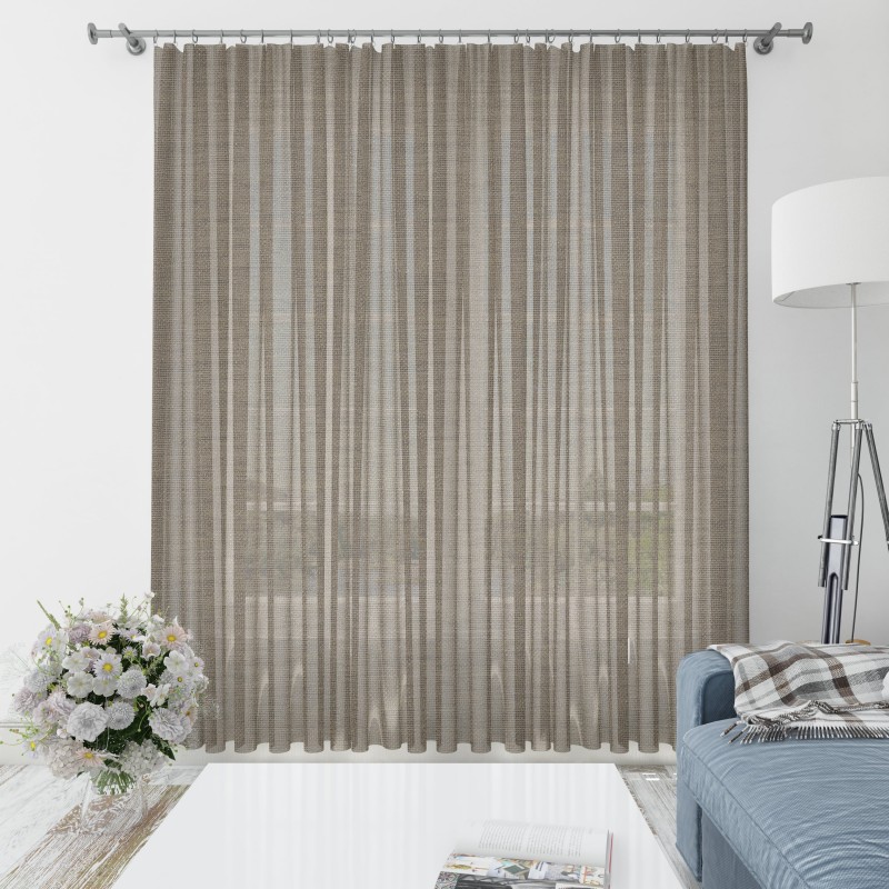 PURO, rudos spalvos dieninės užuolaidos