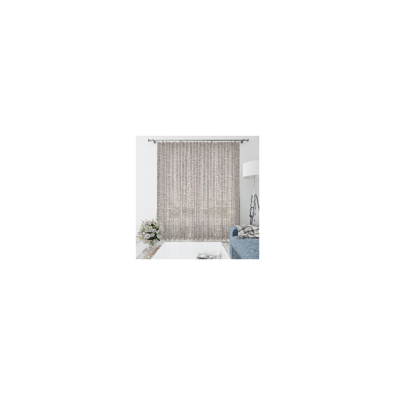 PURO, šviesiai rudos spalvos dieninės užuolaidos