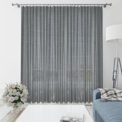 PURO, tamsiai pilkos spalvos dieninės užuolaidos