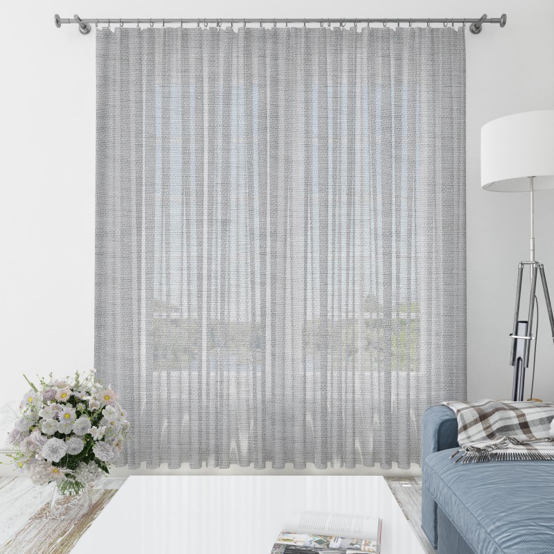 PURO, sidabro spalvos dieninės užuolaidos