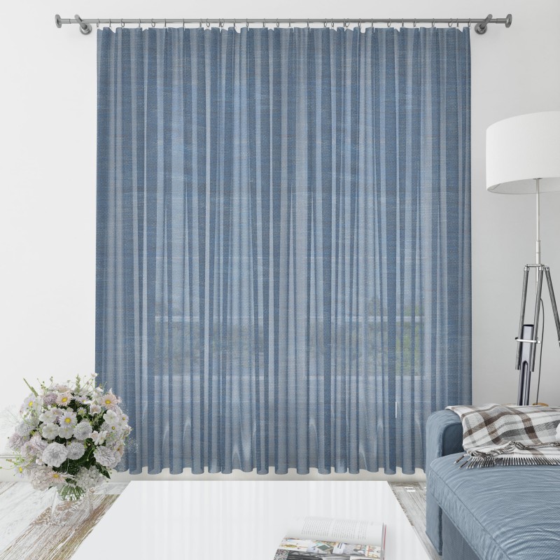 PURO, mėlynos dieninės užuolaidos