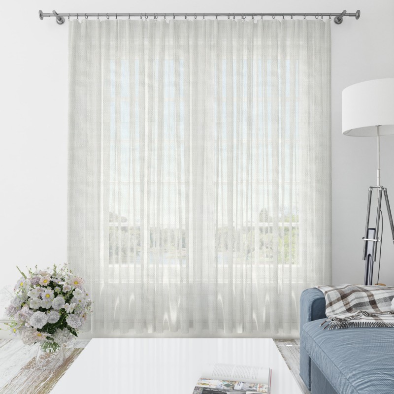 PURO, perlų spalvos dieninės užuolaidos