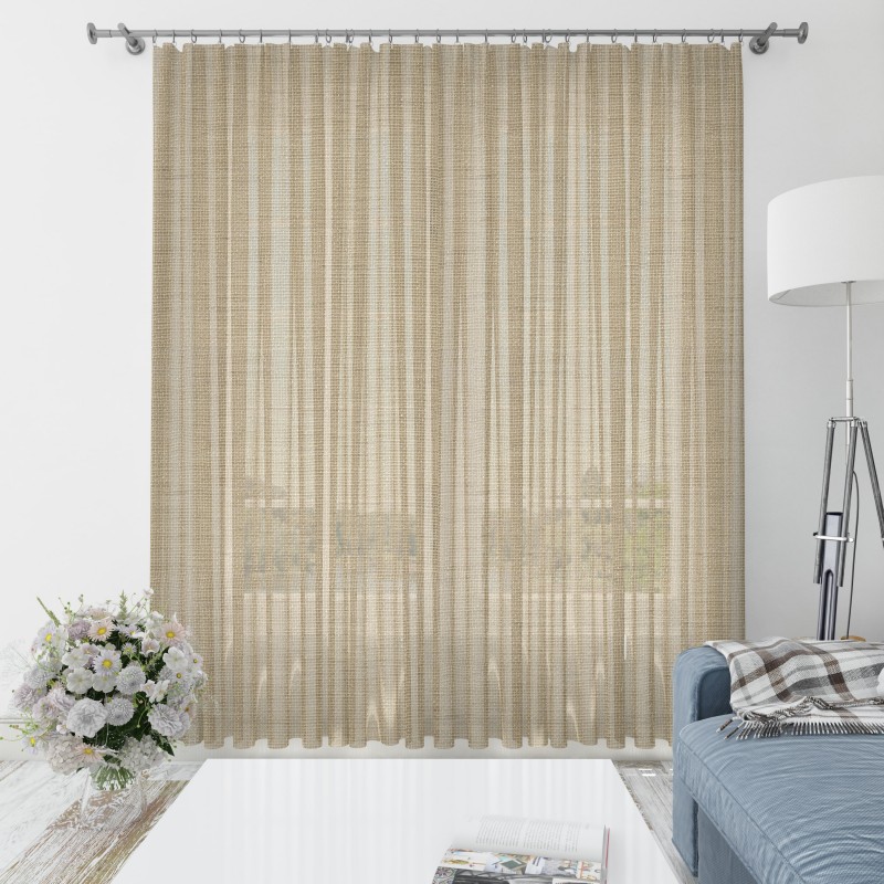 PURO, geltonai rudos dieninės užuolaidos