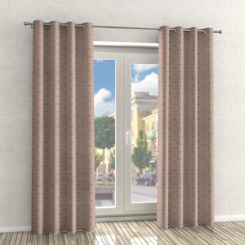 Naktinės užuolaidos, rudo atspalvio 