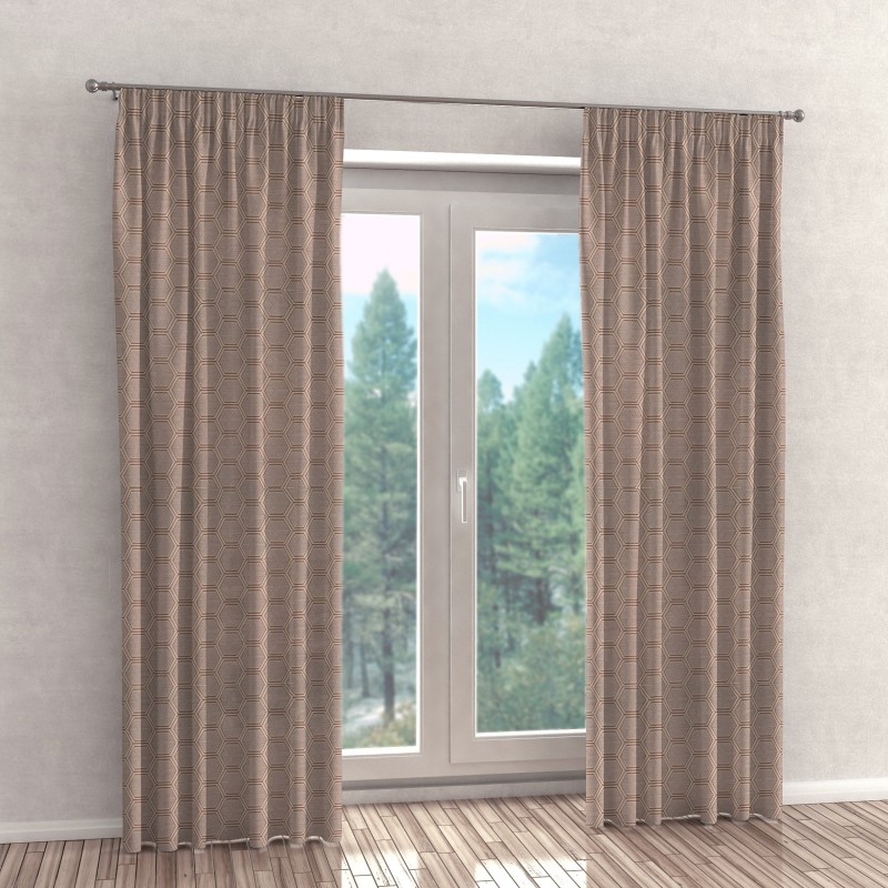 Naktinės užuolaidos, rudo atspalvio 