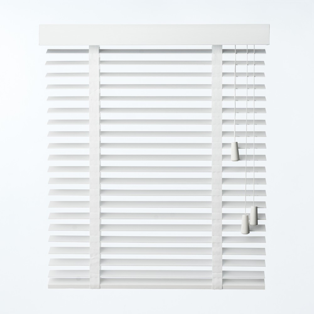 Medinės Bamboo Žaliuzės – Bamboo White