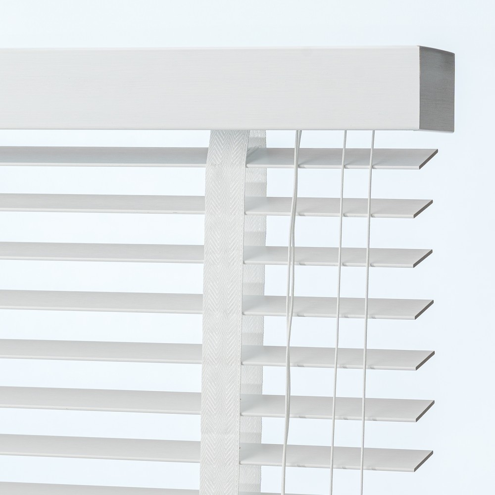 Medinės Bamboo Žaliuzės – Bamboo White