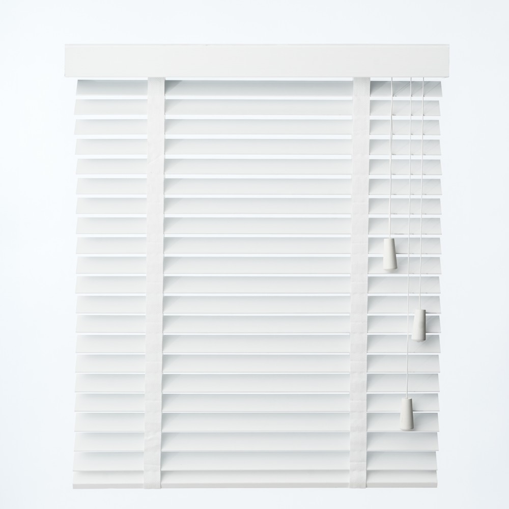 Medinės Bamboo Žaliuzės – Bamboo White