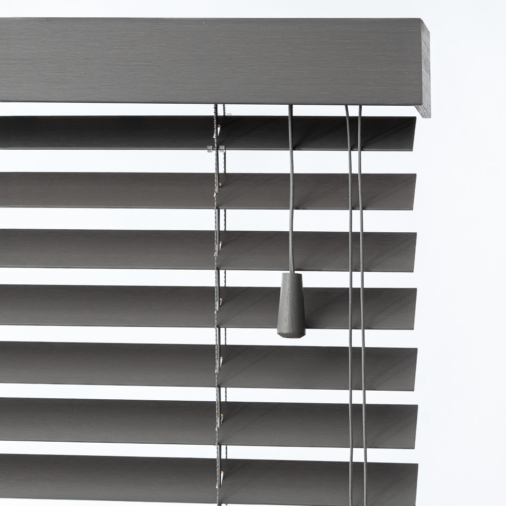 Medinės Bamboo Žaliuzės – Bamboo Dark Grey