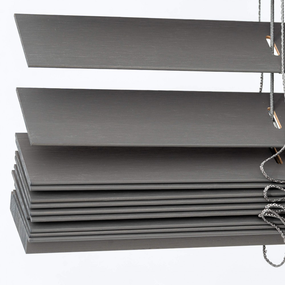 Medinės Bamboo Žaliuzės – Bamboo Dark Grey