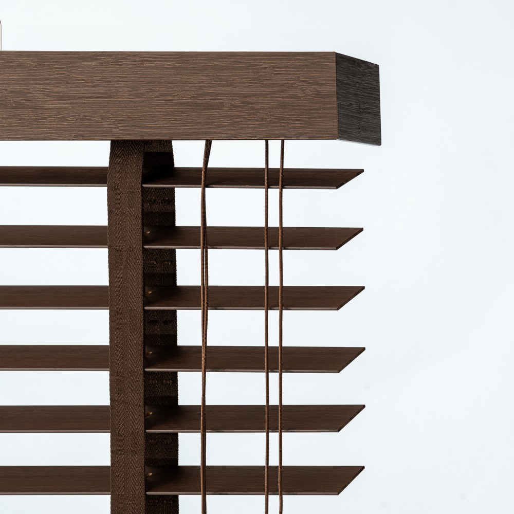 Medinės Bamboo Žaliuzės – Bamboo Chestnut