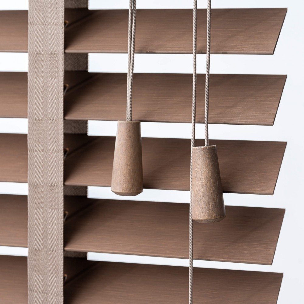 Medinės Bamboo Žaliuzės – Bamboo Taupe