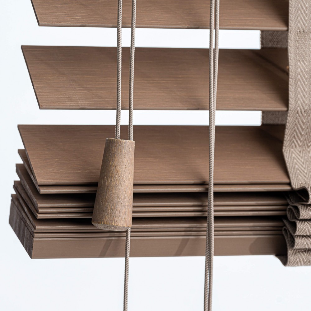 Medinės Bamboo Žaliuzės – Bamboo Taupe