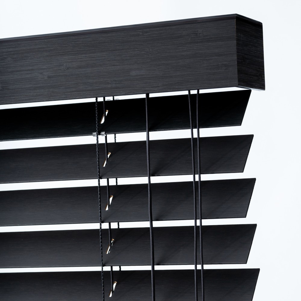 Medinės Bamboo Žaliuzės – Bamboo Anthracite Spalva