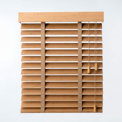 Medinės Bamboo Žaliuzės – Bamboo Light Oak